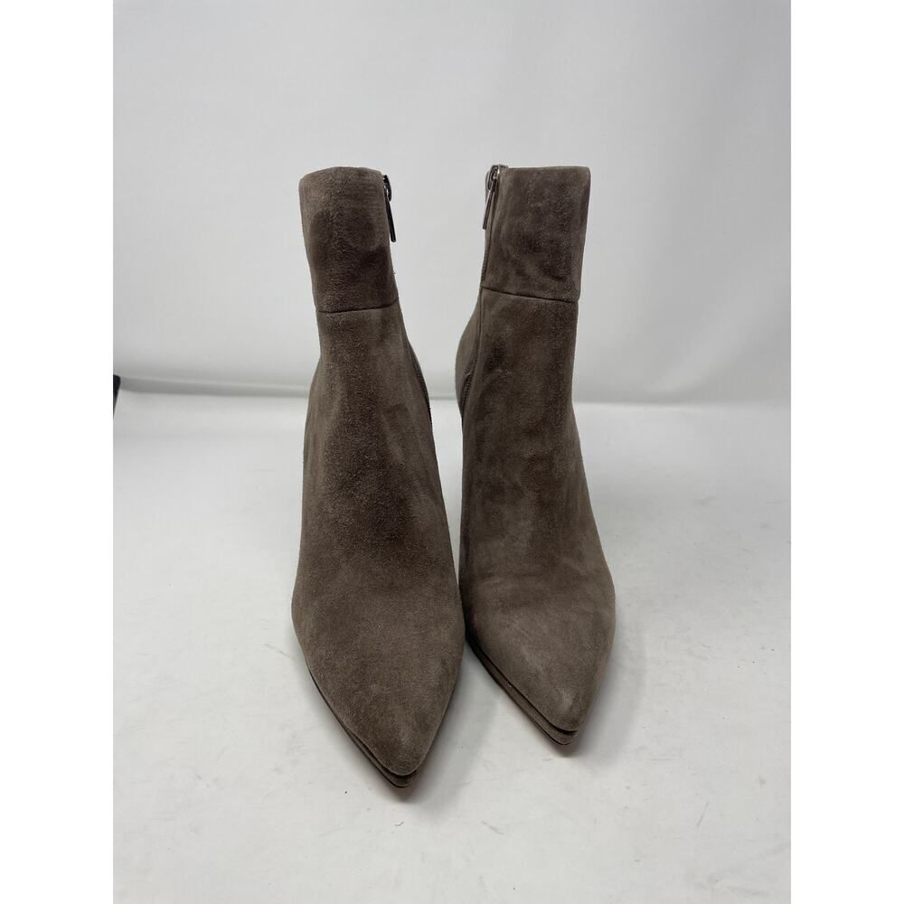 Vince Camuto Pitonnda Dress Boots 7.5 Womens Leather Suede Pointed Toe Sable Chi - Picture 10 of 12